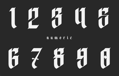 30+ Best Number Fonts For Tattoos to Elevate Your Inked .